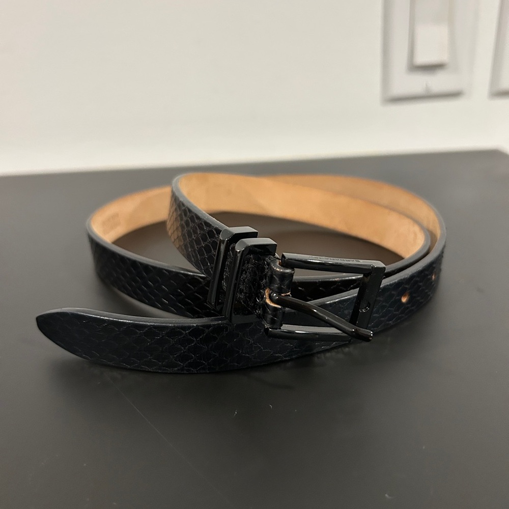 Barbara bui Paris snake print thin leather belt size 90